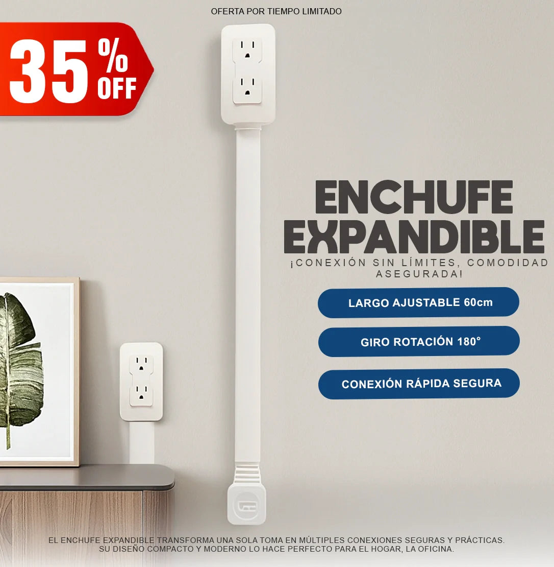 Enchufe Expandible