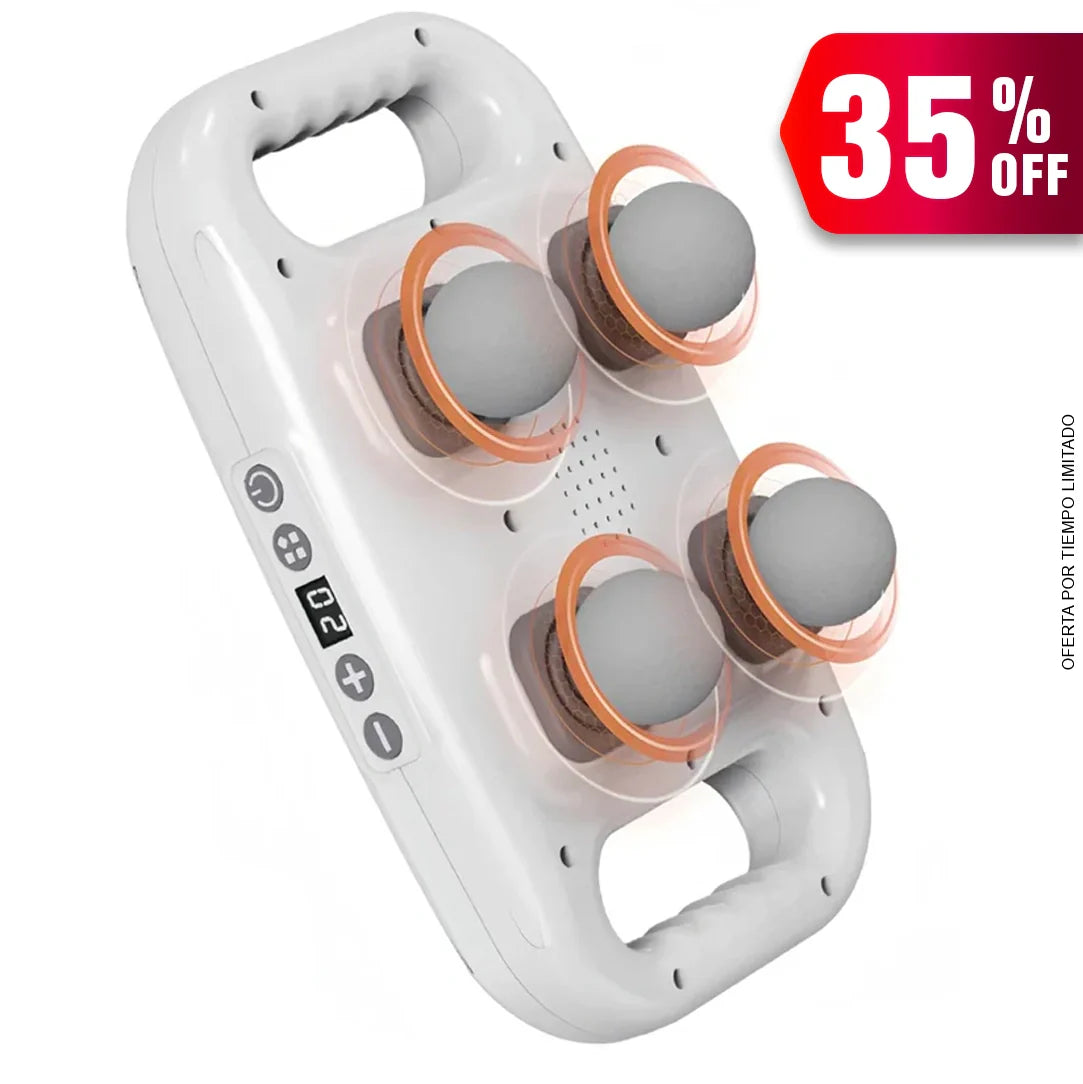 Masajeador 4 cabezas ultra alivio