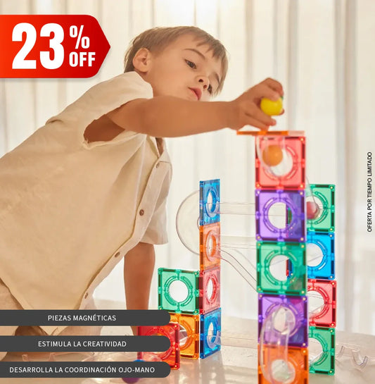 Set De Construcción Tobogán Magnético
