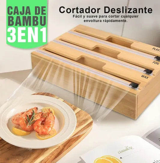 Caja de Bamboo para Cocina
