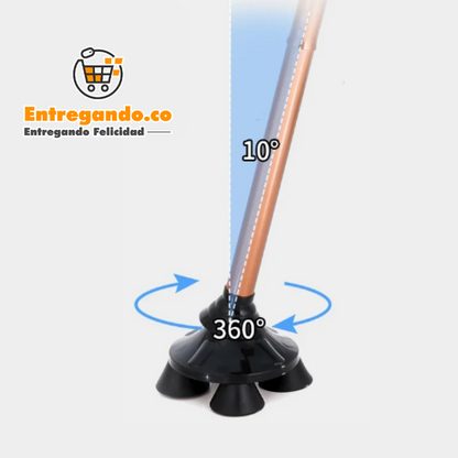 PasoSeguro® Bastón desarmable con luz.