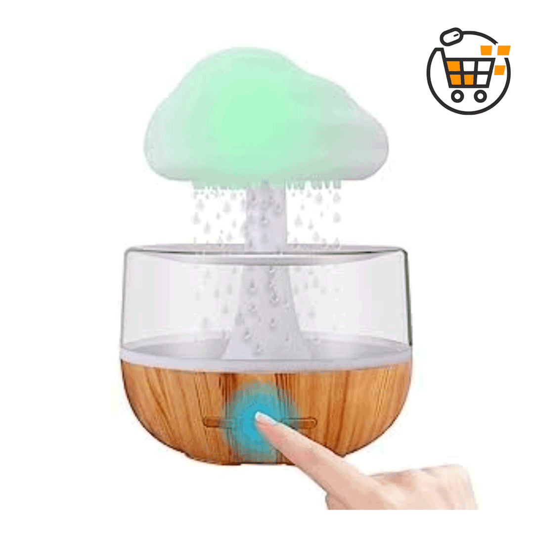 HUMIDIFICADOR DE SONIDO DE LLUVIA LED