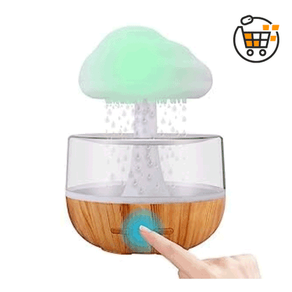HUMIDIFICADOR DE SONIDO DE LLUVIA LED