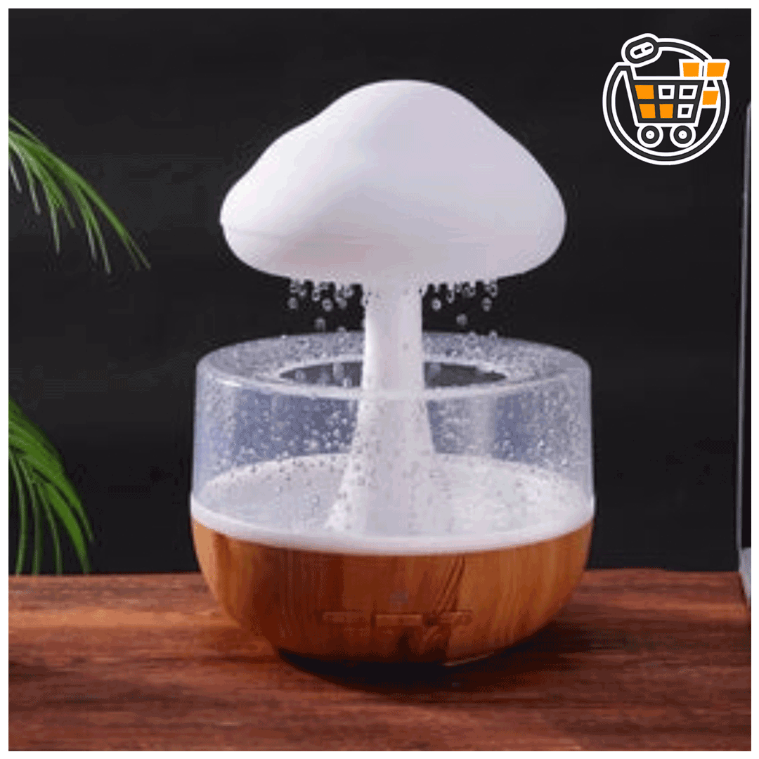 HUMIDIFICADOR DE SONIDO DE LLUVIA LED