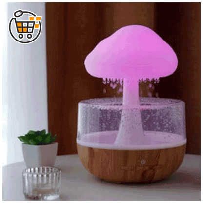 HUMIDIFICADOR DE SONIDO DE LLUVIA LED