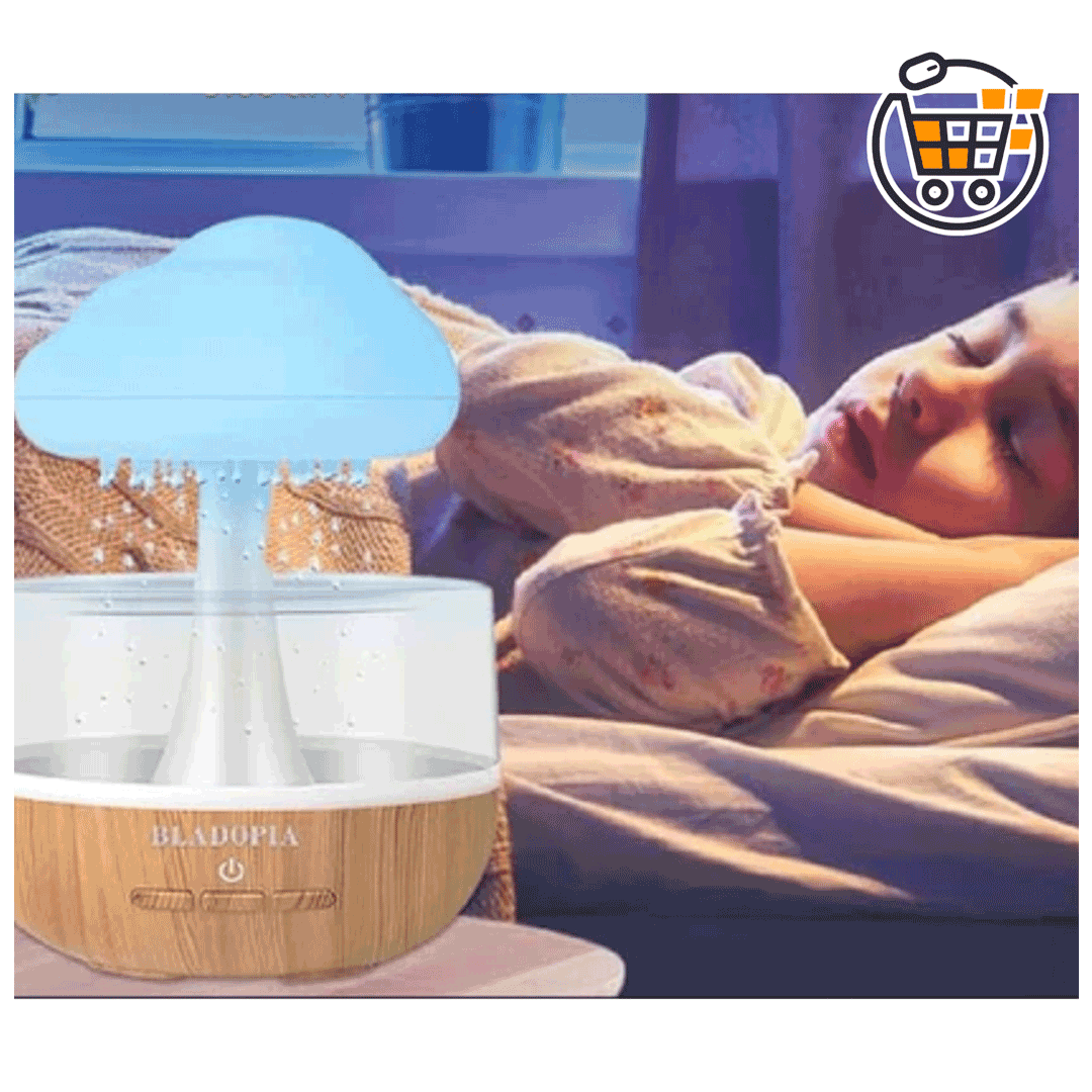 HUMIDIFICADOR DE SONIDO DE LLUVIA LED