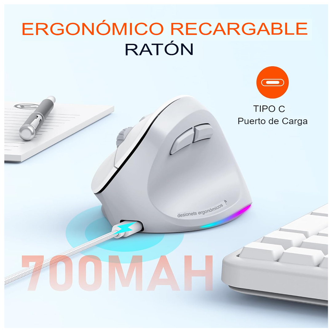 GamerEaseC® / MOUSE GAMER ERGONÓMICO MULTIFUNCIONAL