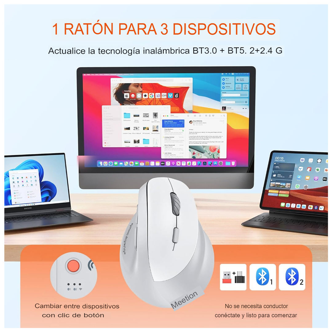 GamerEaseC® / MOUSE GAMER ERGONÓMICO MULTIFUNCIONAL