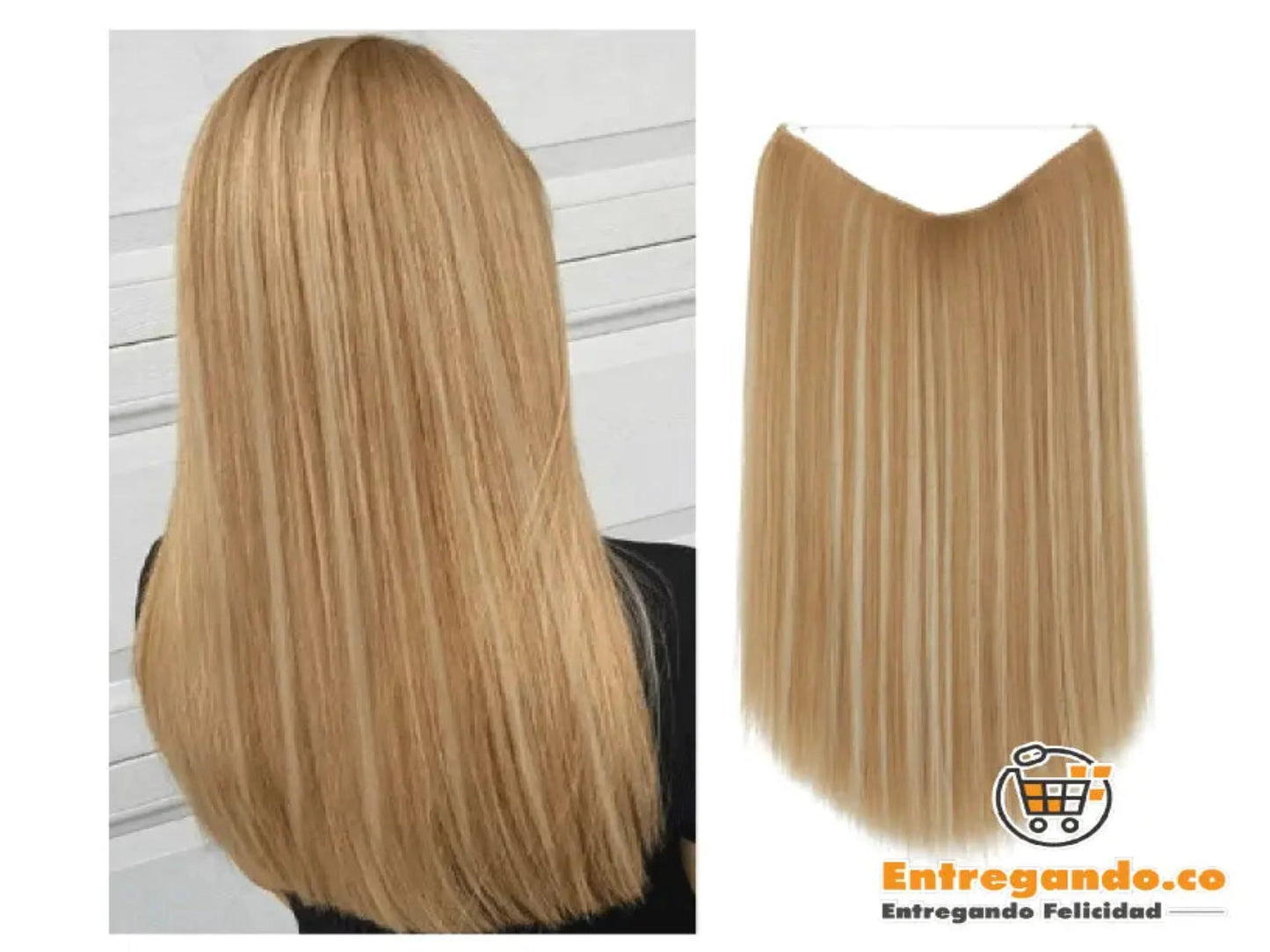 HairGlam® Extensiones de cabello sin clip