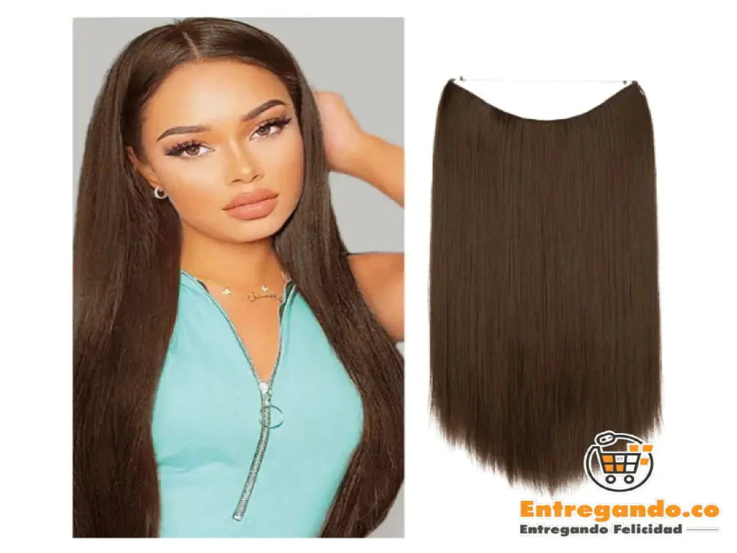 HairGlam® Extensiones de cabello sin clip