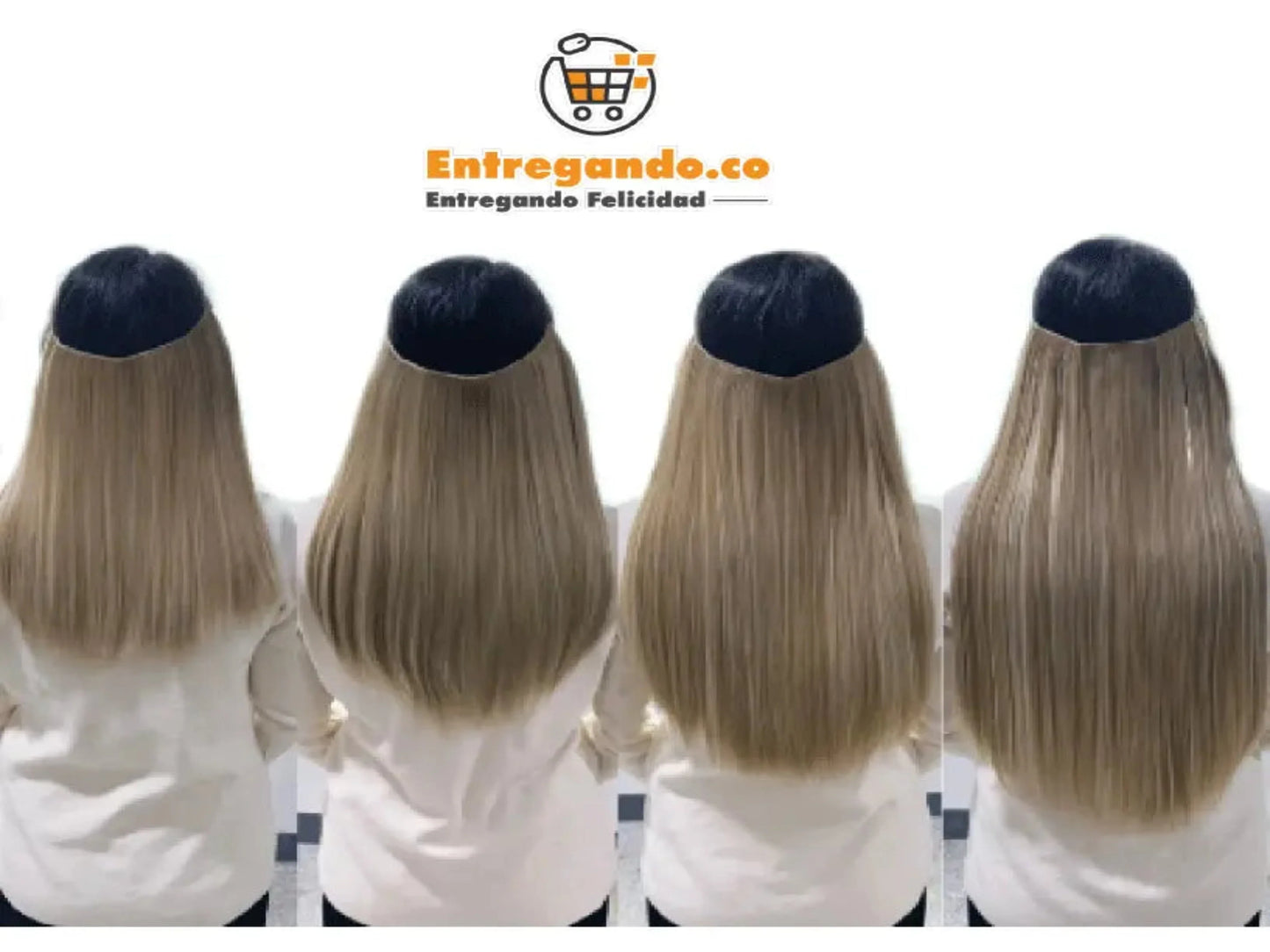 HairGlam® Extensiones de cabello sin clip