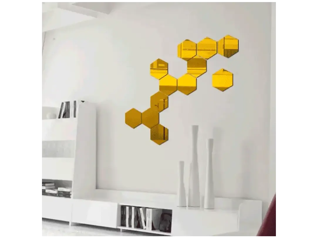 StyleReflect® / Espejo hexagonales